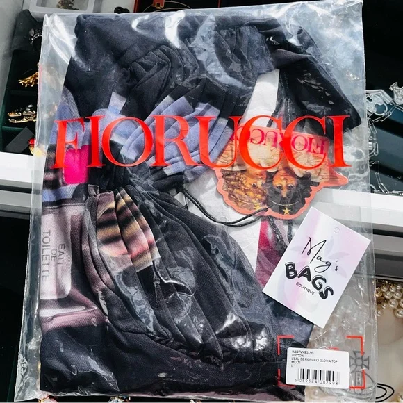 Fiorucci: L'eau De Fiorucci Gloria Top in Multi - Picture 11 of 14